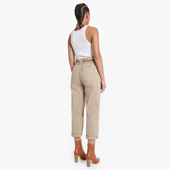 Mother | The Yoyo Ruffle Greaser Pants - Picture 4 of 15